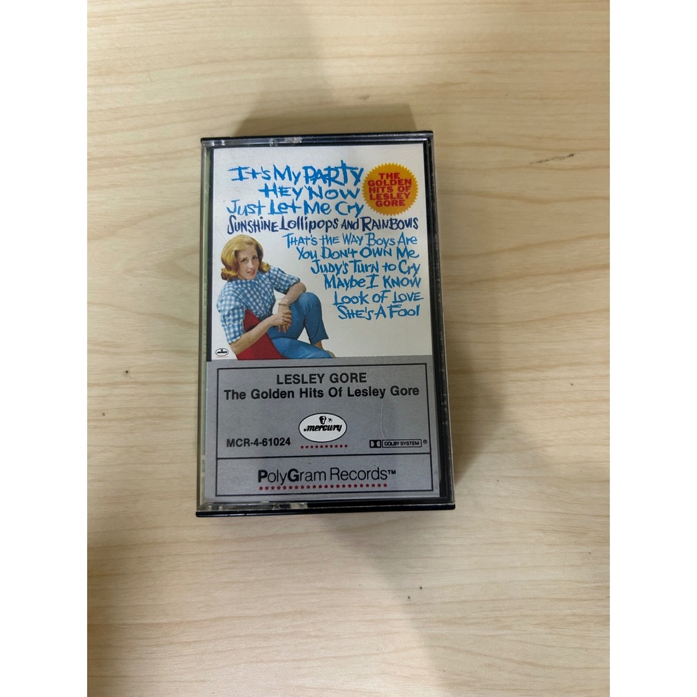 Lesley Gore The Golden Hits of Lesley Gore Cassette Tape MCR-4-61024 60s Pop